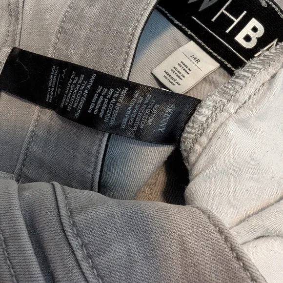 White House Black Market Light Gray Jeans - Picture 7 of 7